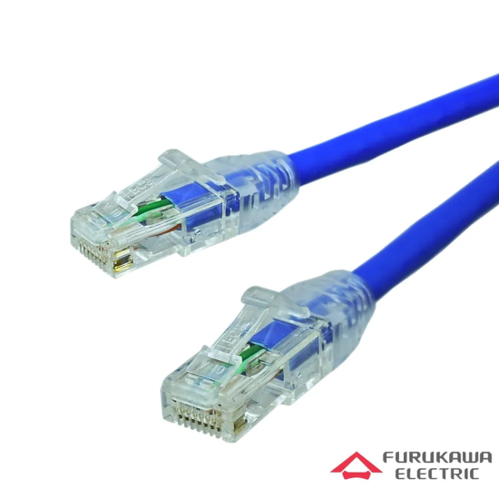 Patch Cord Cat6 Furukawa 2,5 Metros Gigalan Azul 35123224 - INSTRUFIBER