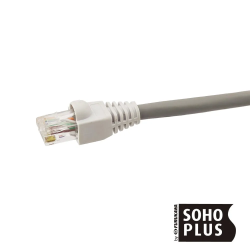 Patch Cord CAT6 Cinza SohoPlus Gigabit 30m - INSTRUFIBER