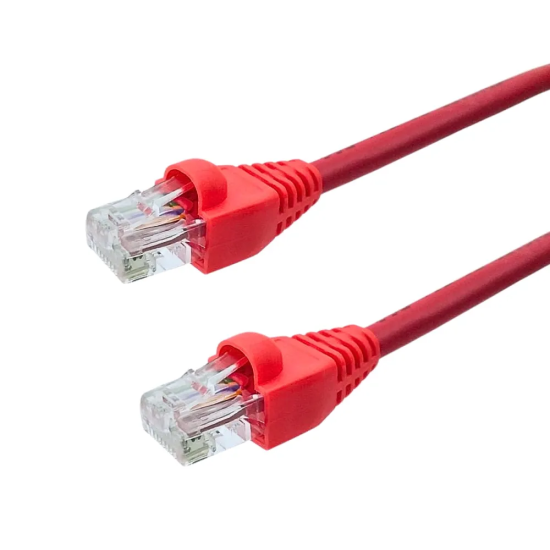 Patch Cord CAT6 Vermelho SohoPlus Furukawa Gigabit 1,5m - INSTRUFIBER