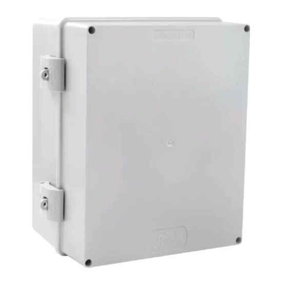 Caixa Passagem Sobrepor 250X200X130mm IP68 Rohdina Cinza - INSTRUFIBER