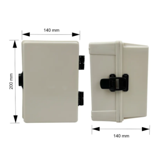 Caixa de Montagem Multiuso 200X140X140mm IP65 - INSTRUFIBER