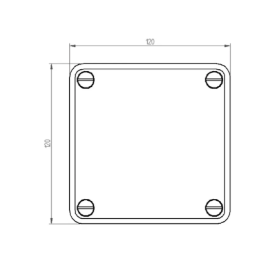 Caixa de Montagem Multiuso 110X110X60mm IP66 - INSTRUFIBER