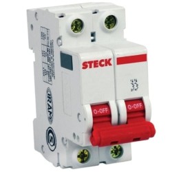 DISJUNTOR BIPOLAR C 2A SDD62C02 STECK - INSTRUFIBER