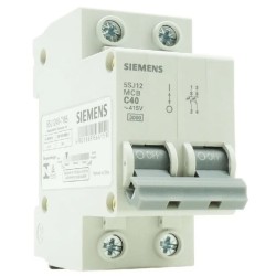 DISJUNTOR BIPOLAR C 40A 3KA 5SJ12407MB SIEMENS - INSTRUFIBER