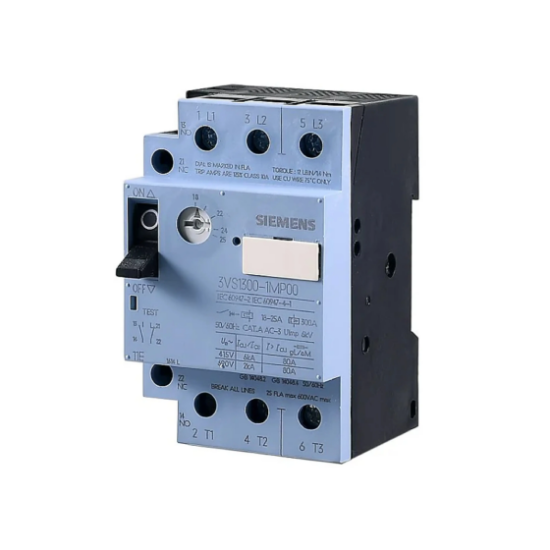 Disjuntor Motor 1NA+1NF 5A - 8A 3VS13 Siemens - INSTRUFIBER