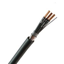 CABO COMANDO/CONTROLE 3X6,00 MM² BLINDADO FITA ALUMINIZADA PRETO (9 METROS) - INSTRUFIBER