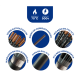 CABO COMANDO/CONTROLE 3X6,00 MM² BLINDADO FITA ALUMINIZADA PRETO (9 METROS) - INSTRUFIBER