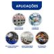 CABO COMANDO/CONTROLE 3X6,00 MM² BLINDADO FITA ALUMINIZADA PRETO (9 METROS) - INSTRUFIBER