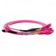 Cabo MPO Fêmea para 4LC/UPC 3m, 8 Fibras Duplex, OM4 G651.1 50/125 Multimodo, Tipo B LSZH Magenta Breakout - INSTRUFIBER