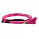 Cabo MPO Fêmea para 4LC/UPC 5m, 8 Fibras Duplex, OM4 G651.1 50/125 Multimodo, Tipo B LSZH Magenta Breakout - INSTRUFIBER