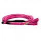 Cabo MPO Fêmea para 4LC/UPC 7m, 8 Fibras Duplex, OM4 G651.1 50/125 Multimodo, Tipo B LSZH Magenta Breakout - INSTRUFIBER
