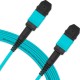 Cabo MPO para MPO Fêmea 10m, 12 Fibras OM3 G651.1 50/125 Multimodo, Tipo B LSZH Agua - INSTRUFIBER
