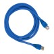 Cabo De Rede 1 Metro Patch Cord Cat6 F/UTP 100% Cobre Blindado - INSTRUFIBER