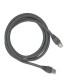 Cabo De Rede 1 Metro Patch Cord Cat6 F/UTP 100% Cobre Blindado - INSTRUFIBER