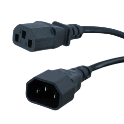 Cabo C13 para C14 20A Força 2 Metros - INSTRUFIBER