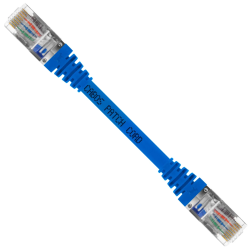 Cabo De Rede 15 Centímetros Patch Cord Cat5e Ftp Cca Blindado Sem Aterramento - INSTRUFIBER