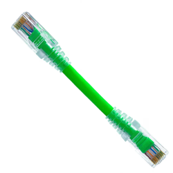 Cabo De Rede 15 Centímetros Patch Cord Cat5e Utp 100% Cobre Verde - INSTRUFIBER