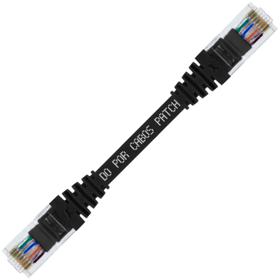 Cabo De Rede 10 Centímetros Patch Cord Cat6 Utp Cca - INSTRUFIBER