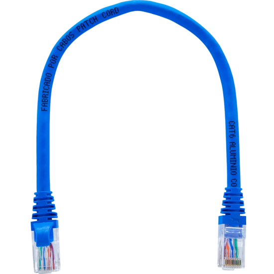 Cabo De Rede 30 Centímetros Patch Cord Cat6 Utp Cca - INSTRUFIBER