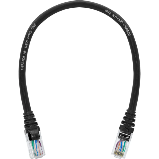 Cabo De Rede 30 Centímetros Patch Cord Cat6 Utp Cca - INSTRUFIBER