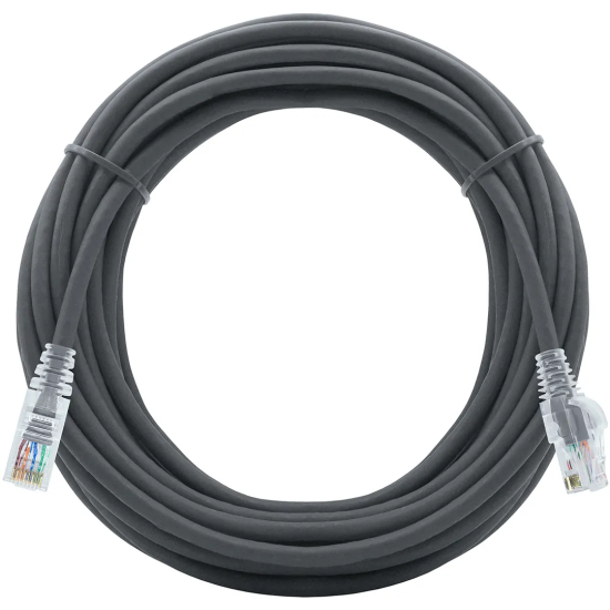 Cabo De Rede 30 Metros Patch Cord 24 AWG Cat6 Utp 100% Cobre - INSTRUFIBER