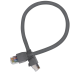 Cabo De Rede 25 cm Patch Cord Cat6 F/UTP 100% Cobre Blindado - INSTRUFIBER