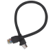 Cabo De Rede 25 cm Patch Cord Cat6 F/UTP 100% Cobre Blindado - INSTRUFIBER