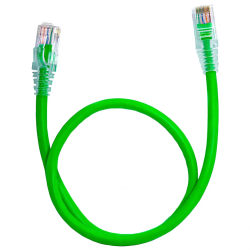 Cabo De Rede 30 Centímetros Patch Cord Cat5e Utp 100% Cobre Verde - INSTRUFIBER
