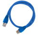 Cabo De Rede 60 cm Patch Cord Cat6 F/UTP 100% Cobre Blindado - INSTRUFIBER