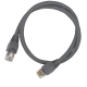 Cabo De Rede 60 cm Patch Cord Cat6 F/UTP 100% Cobre Blindado - INSTRUFIBER