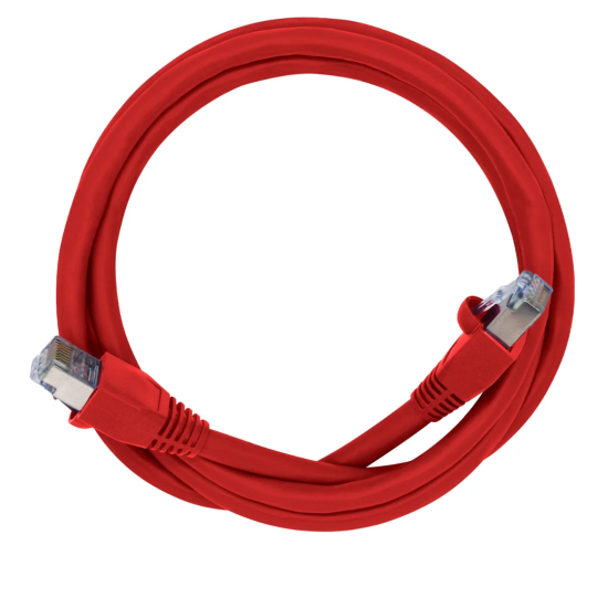 Cabo De Rede 80 cm Patch Cord Cat6 F/UTP 100% Cobre Blindado - INSTRUFIBER
