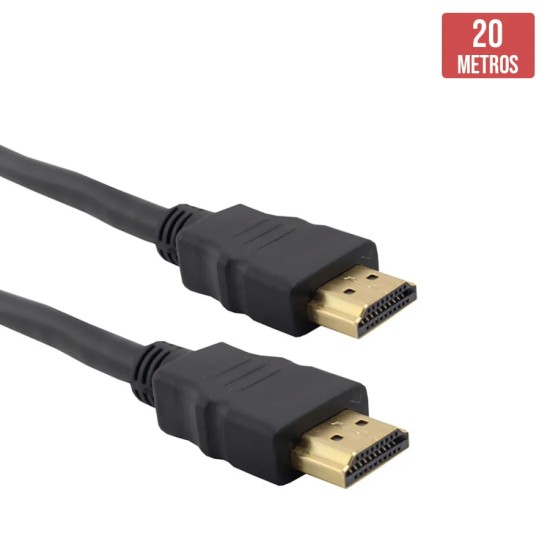 Cabo HDMI 20 Metros Full HD 1080P - INSTRUFIBER
