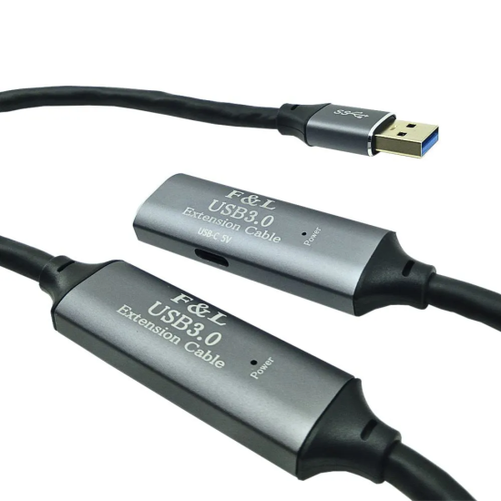 Cabo Extensor USB 3.0 Amplificado 10 Metros - INSTRUFIBER