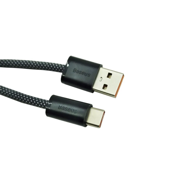 Cabo Tipo C para USB 100W Baseus 1 Metro Cinza CALD000616 - INSTRUFIBER