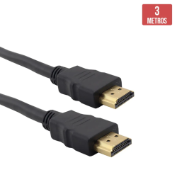 Cabo HDMI 3 Metros Full HD 1080P - INSTRUFIBER