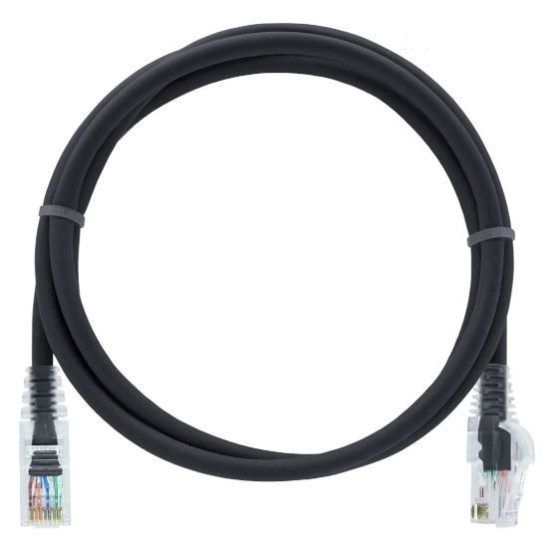 Cabo De Rede 1 Metro Patch Cord Cat6 Utp 100% Cobre 23Awg CM - INSTRUFIBER