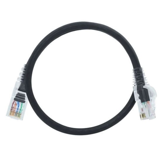 Cabo De Rede 50 Cm Patch Cord Cat6 Utp 100% Cobre 23Awg CM - INSTRUFIBER