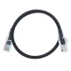 Cabo De Rede 50 Cm Patch Cord Cat6 Utp 100% Cobre 23Awg CM - INSTRUFIBER