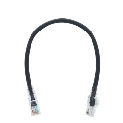 Cabo De Rede 30 Cm Patch Cord Cat6 Utp 100% Cobre 23Awg CM - INSTRUFIBER