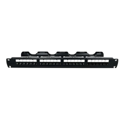 PATCH PANEL MODULAR MULTILAN CAT.6 24 PORTAS T568A/B - INSTRUFIBER