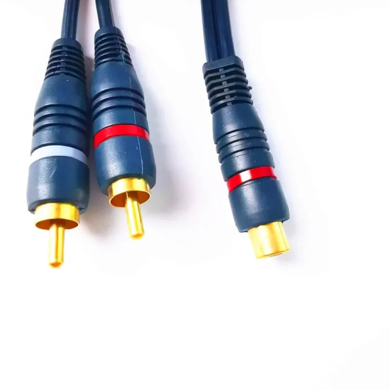Cabo Y RCA 1 Fêmea para 2 Machos - INSTRUFIBER