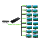 Splitter HDMI 1X16 4K Ultra HD Com Fonte - INSTRUFIBER