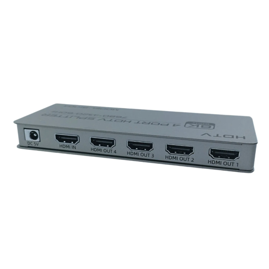 Splitter HDMI 8K 1X4 Ultra HD - INSTRUFIBER