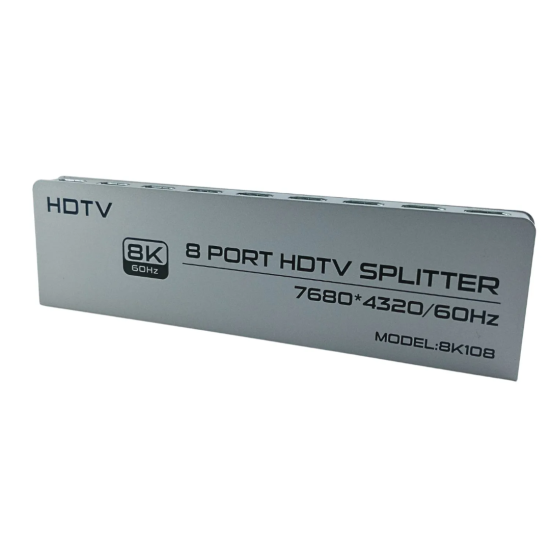 Splitter HDMI 8K 1X8 Ultra HD - INSTRUFIBER
